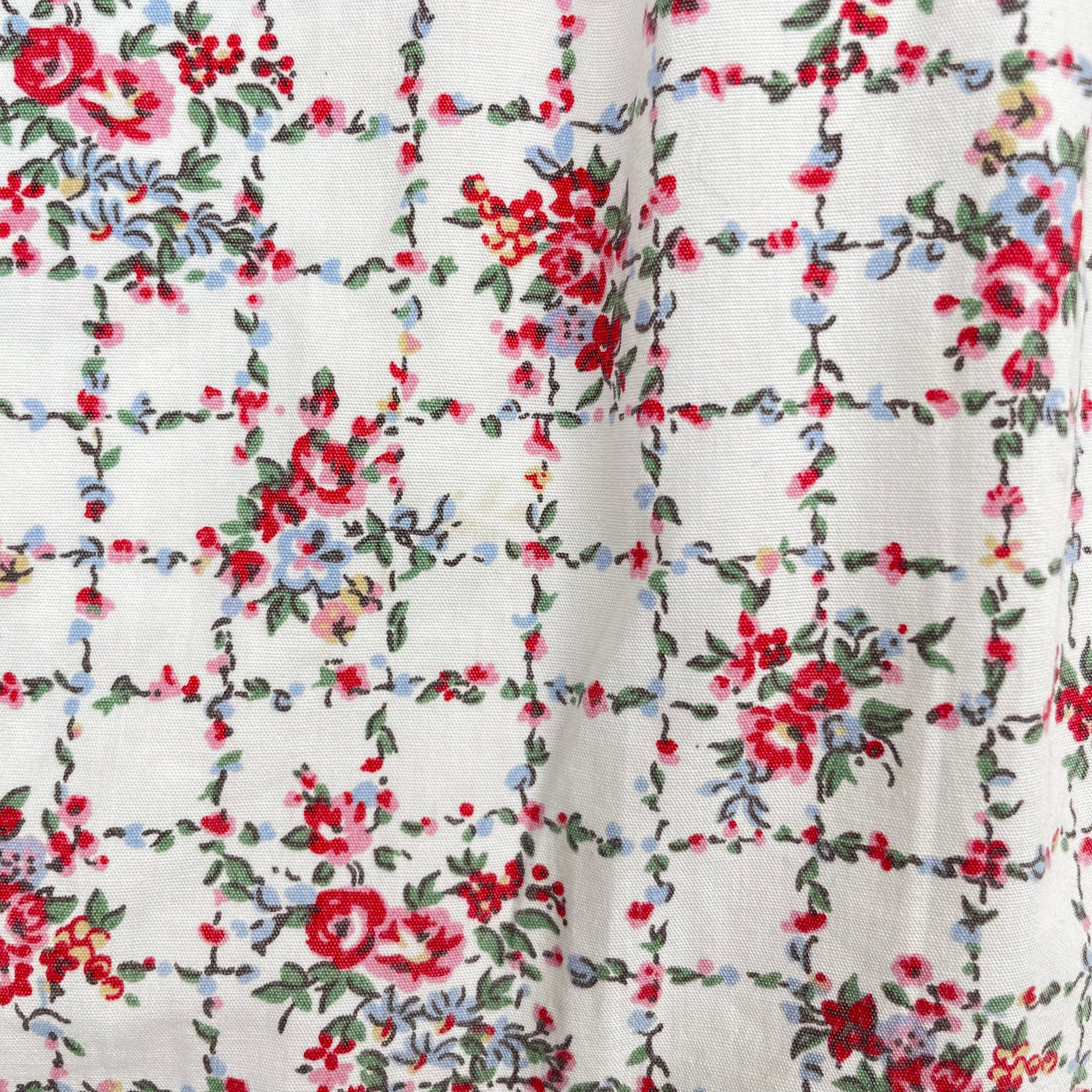 Chemisier vintage fleuri 8 ans