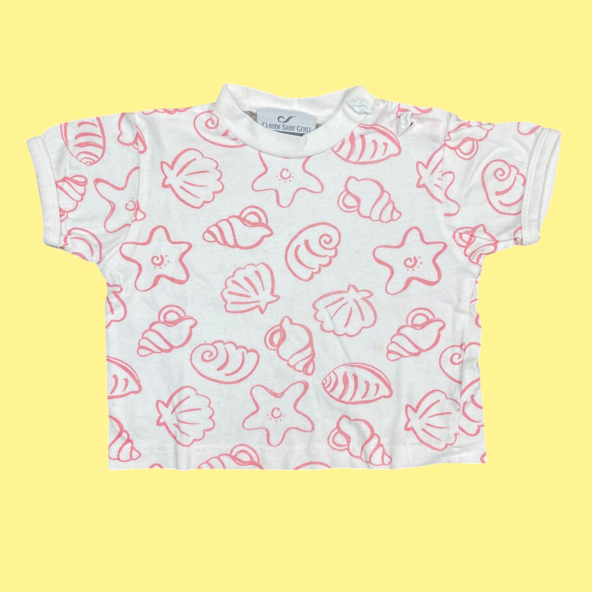 T-shirt coquillage 12 mois