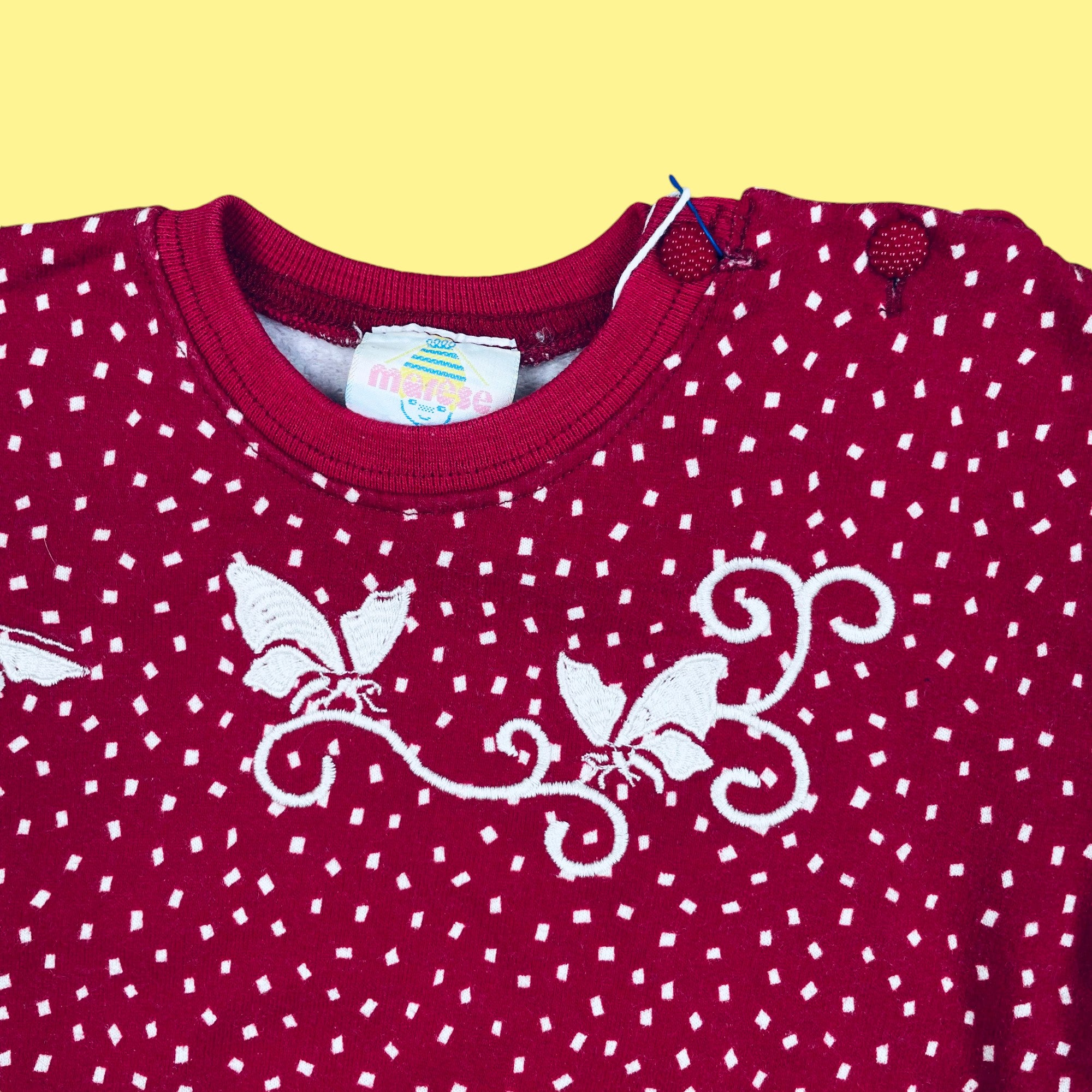 Sweat papillons vintage 6 mois