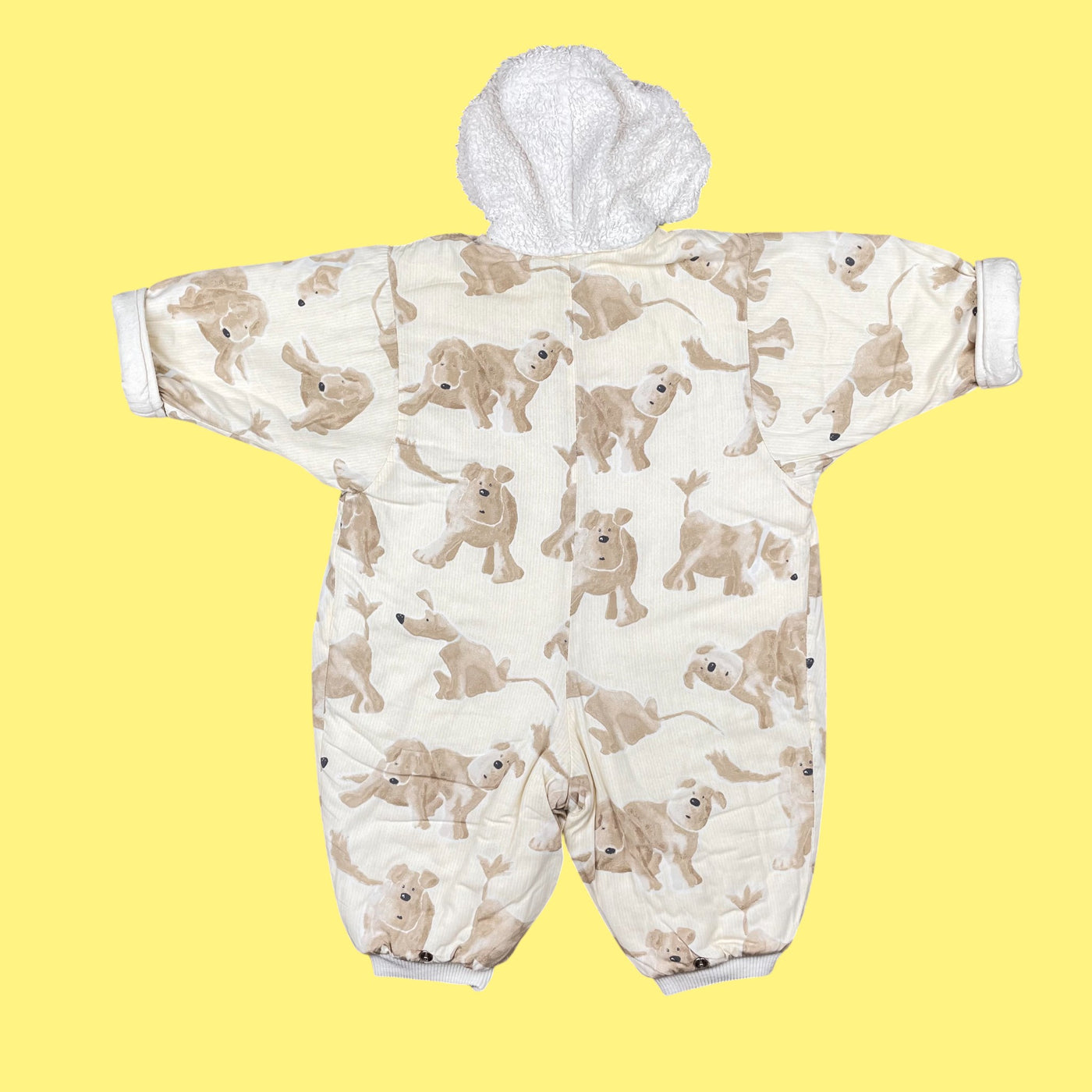 Combi-pilote vintage chiens 3-6 mois