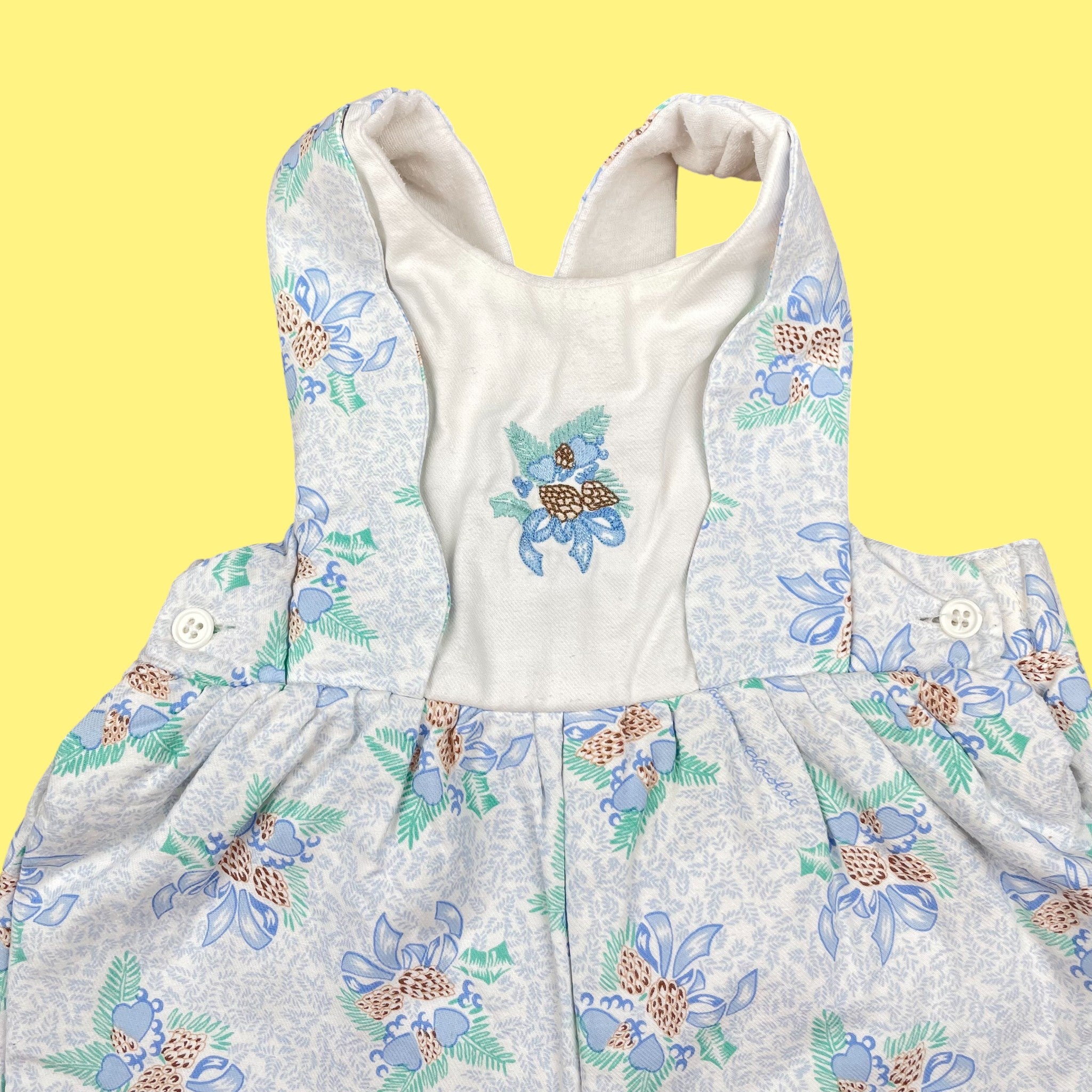 Salopette Tartine et Chocolat vintage 1 mois