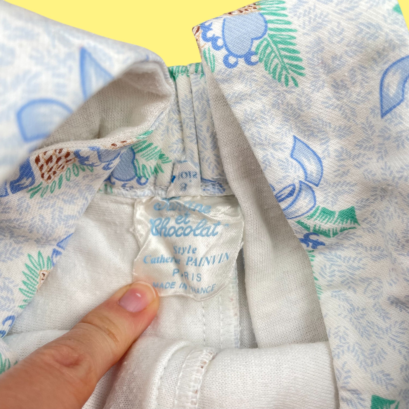 Salopette Tartine et Chocolat vintage 1 mois