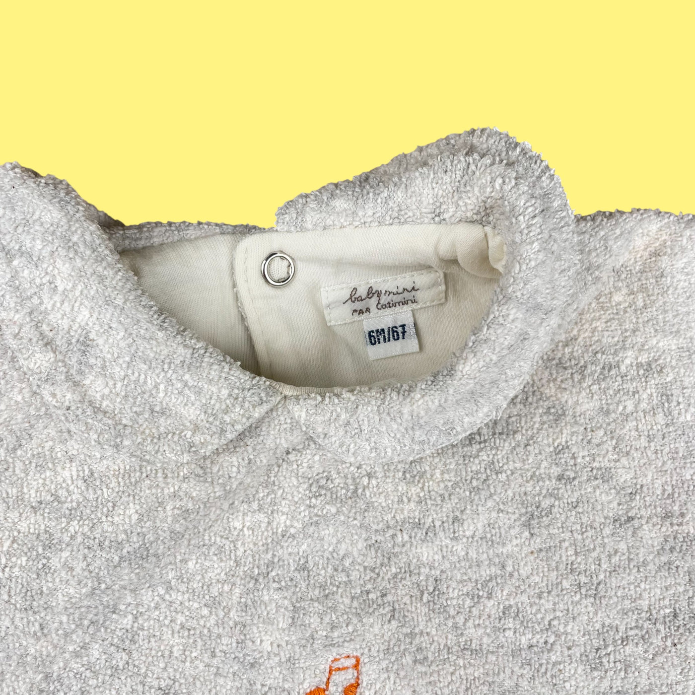 Ensemble Catimini souris vintage 6 mois