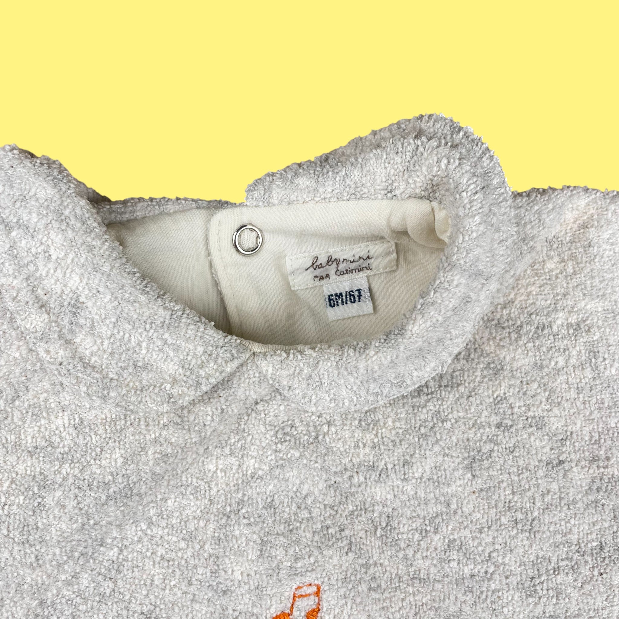 Ensemble Catimini souris vintage 6 mois