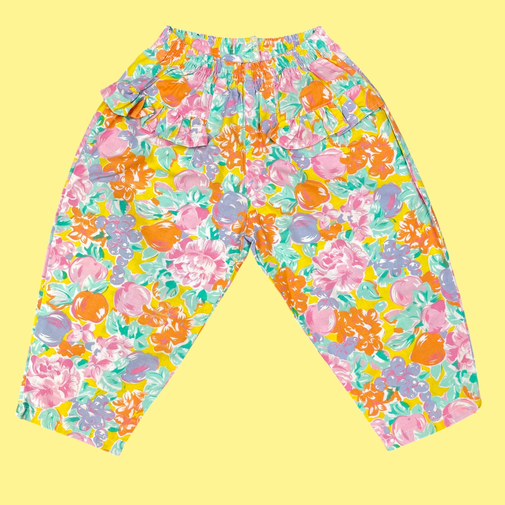 Pantalon fleurs 18-24 mois