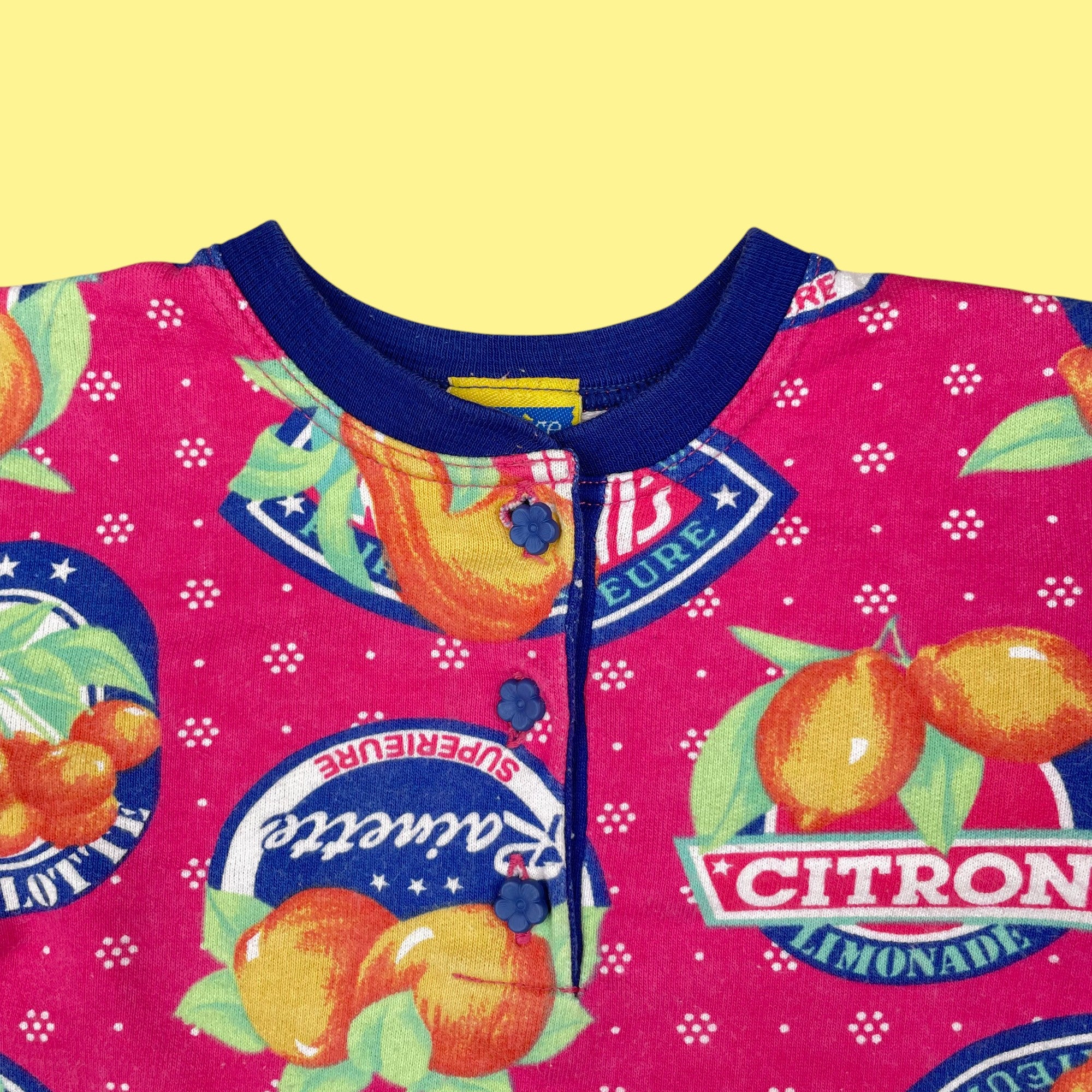 Sweat citron 9-12 mois