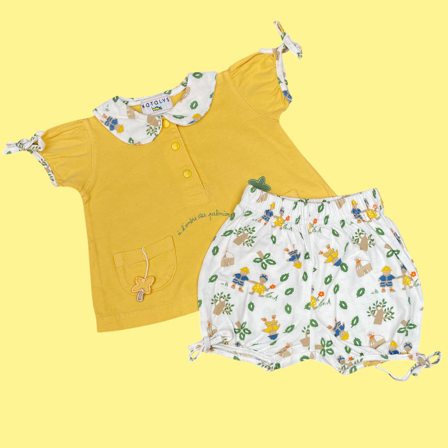 Ensemble Natalys vintage 3 mois