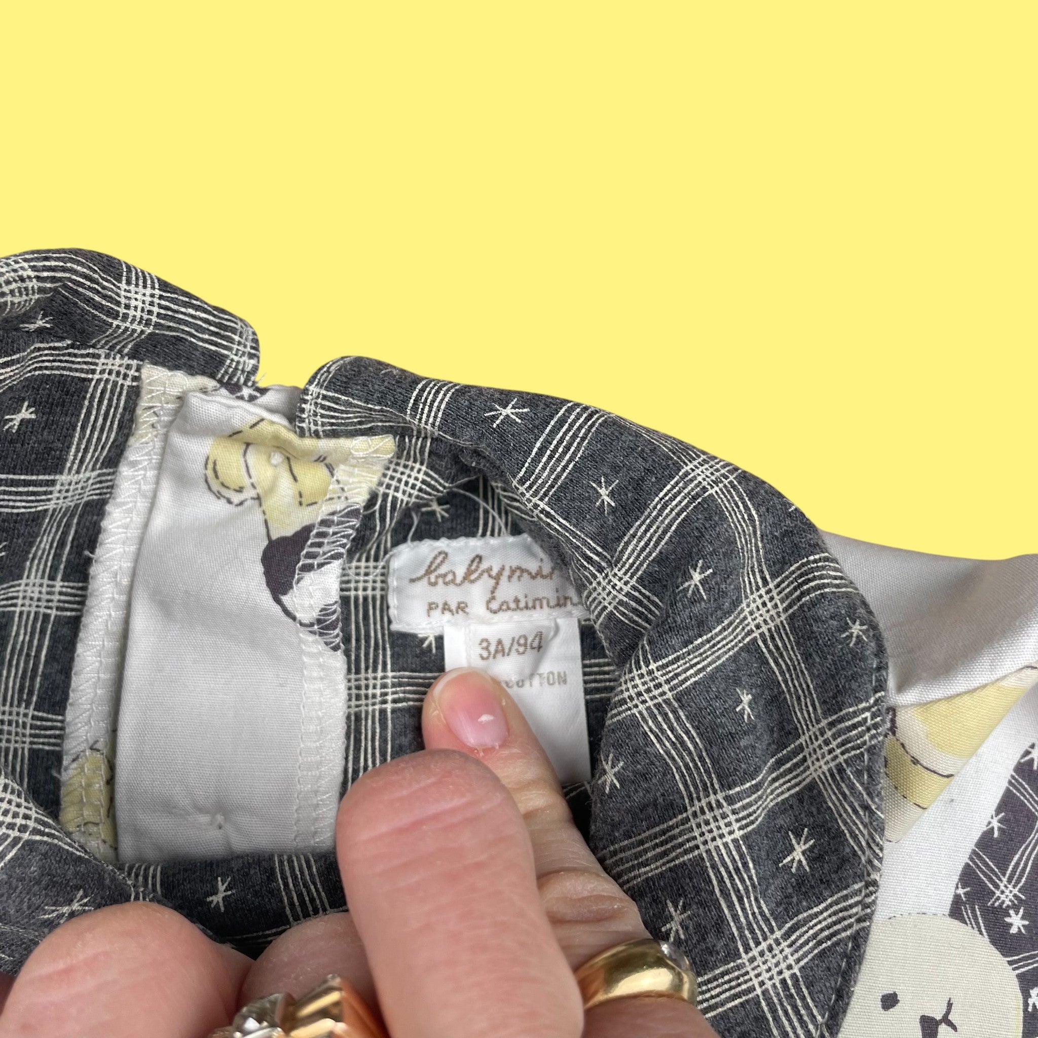 Robe vintage nounours Catimini 2-3 ans