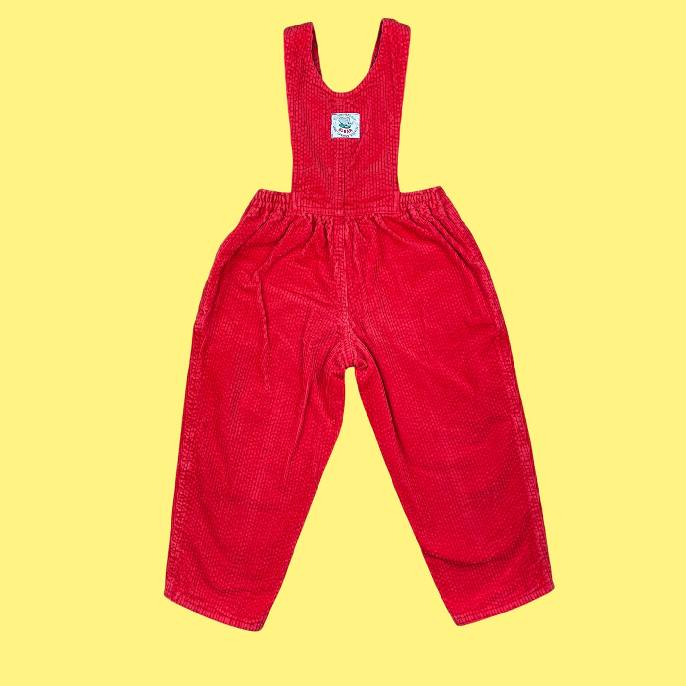 Salopette Babar velours vintage 2 ans