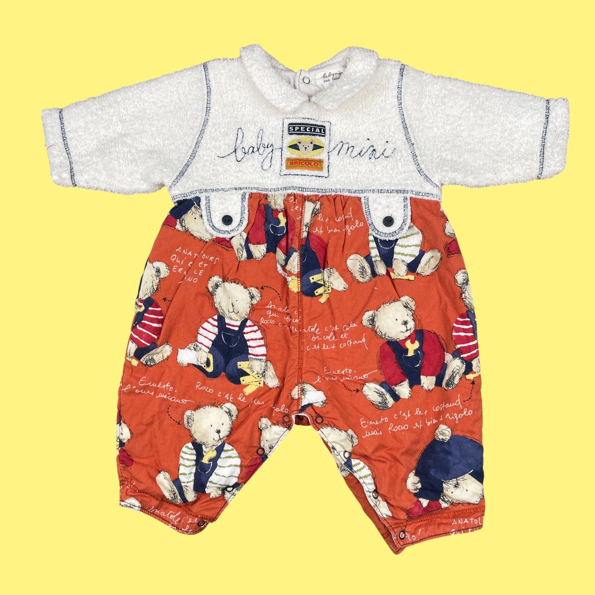 Combinaison nounours Catimini 1-3 mois