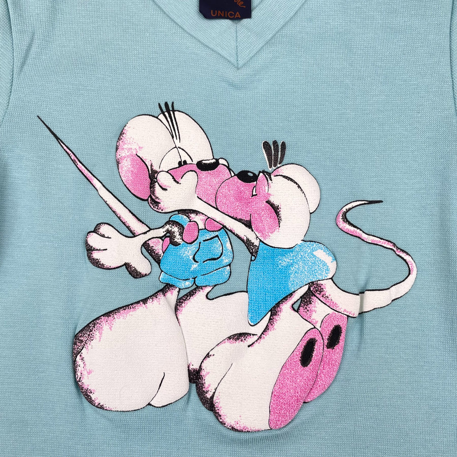 T-shirt vintage neuf Diddl 4-5 ans
