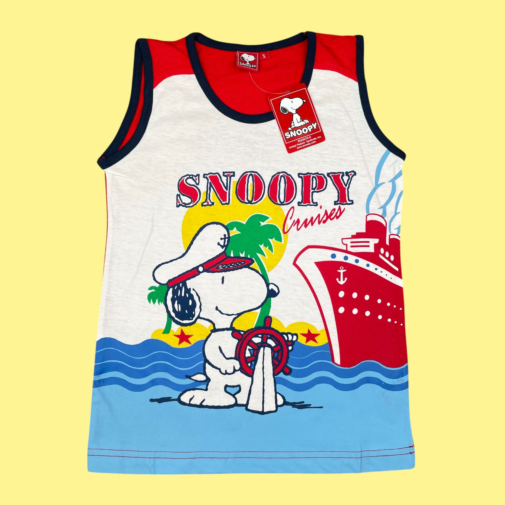 Débardeur Snoopy vintage neuf 8 ans