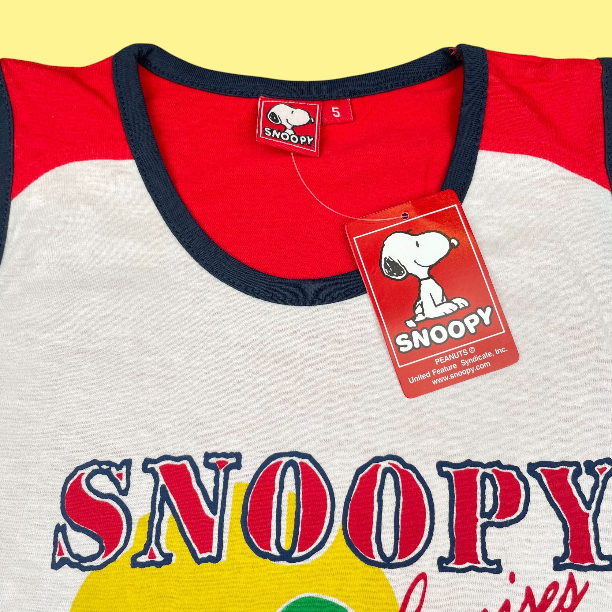 Débardeur Snoopy vintage neuf 8 ans