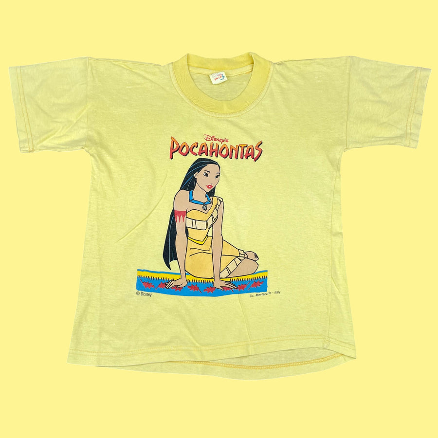 T-shirt Pocahontas vintage 7-8 ans