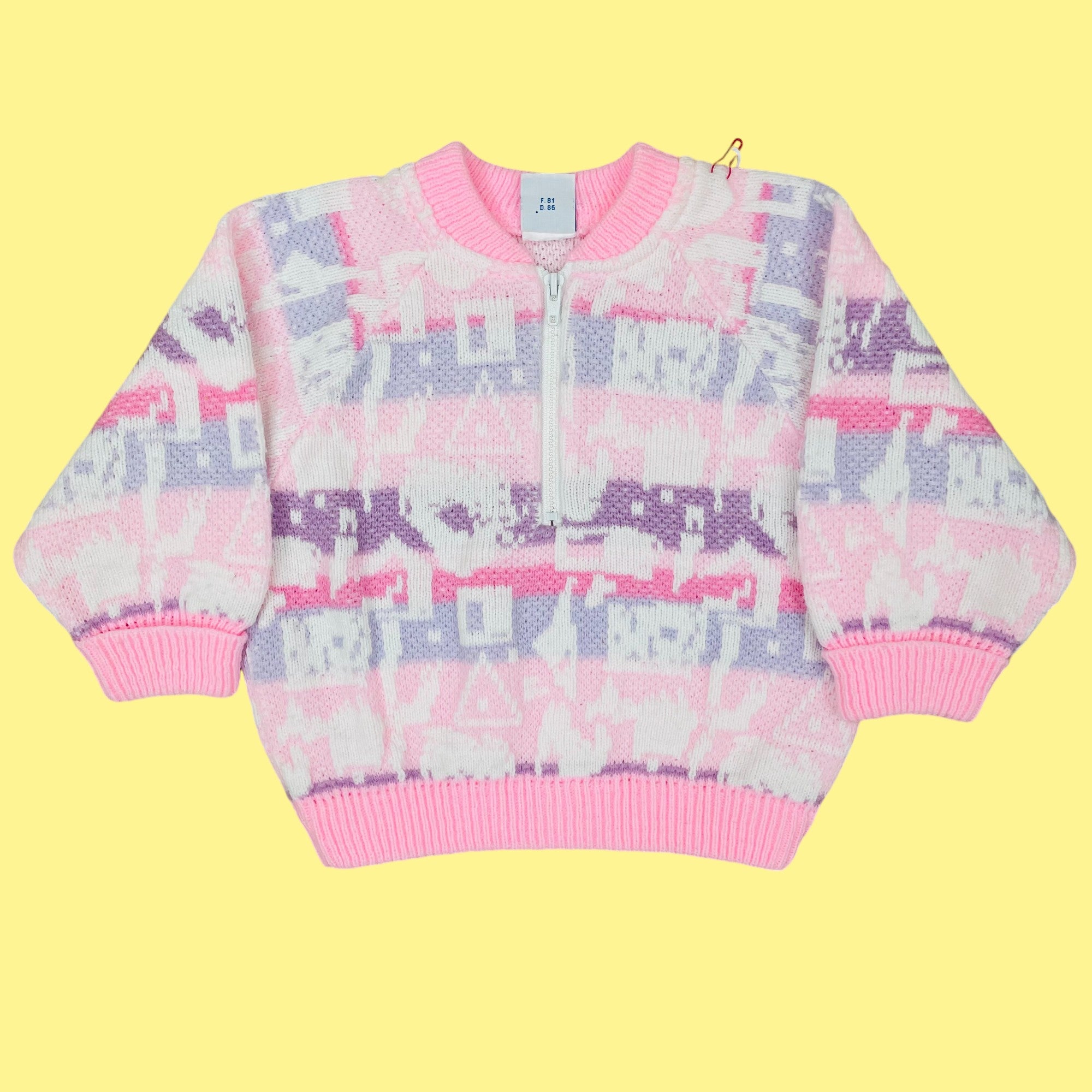 Gilet rose 12-18 mois