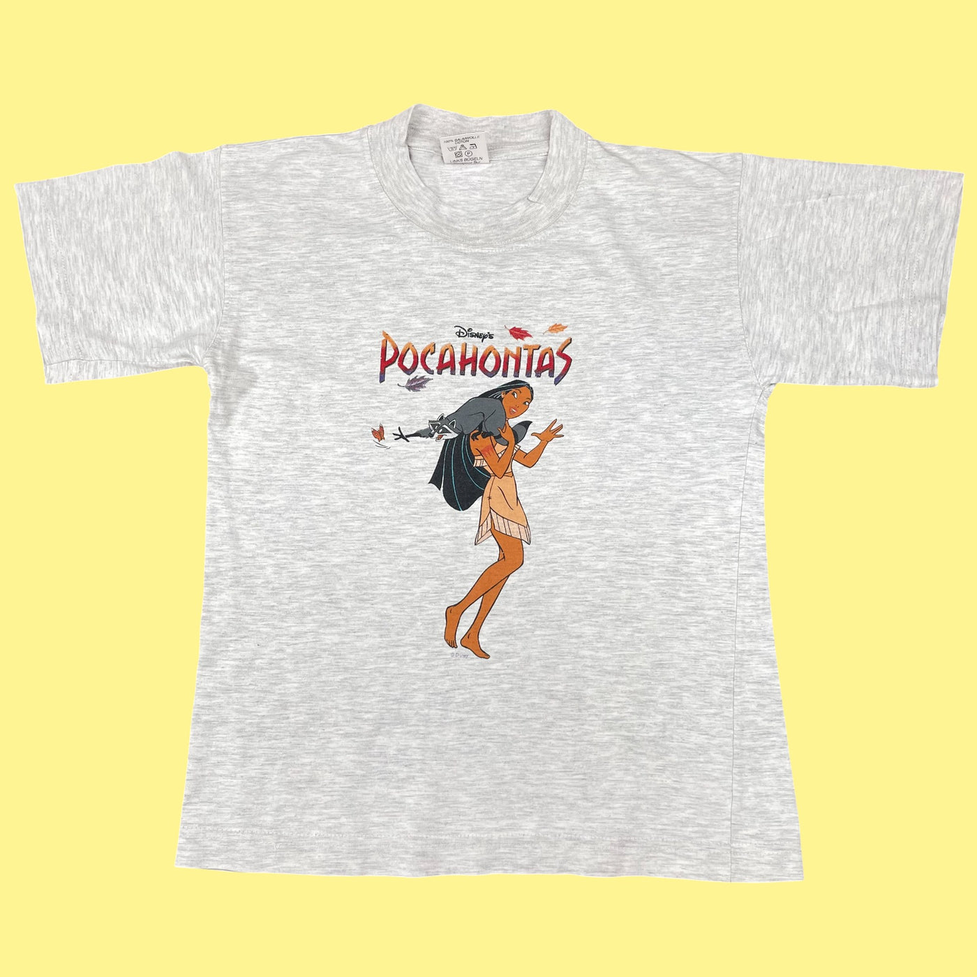 T-shirt Pocahontas vintage 8-10 ans