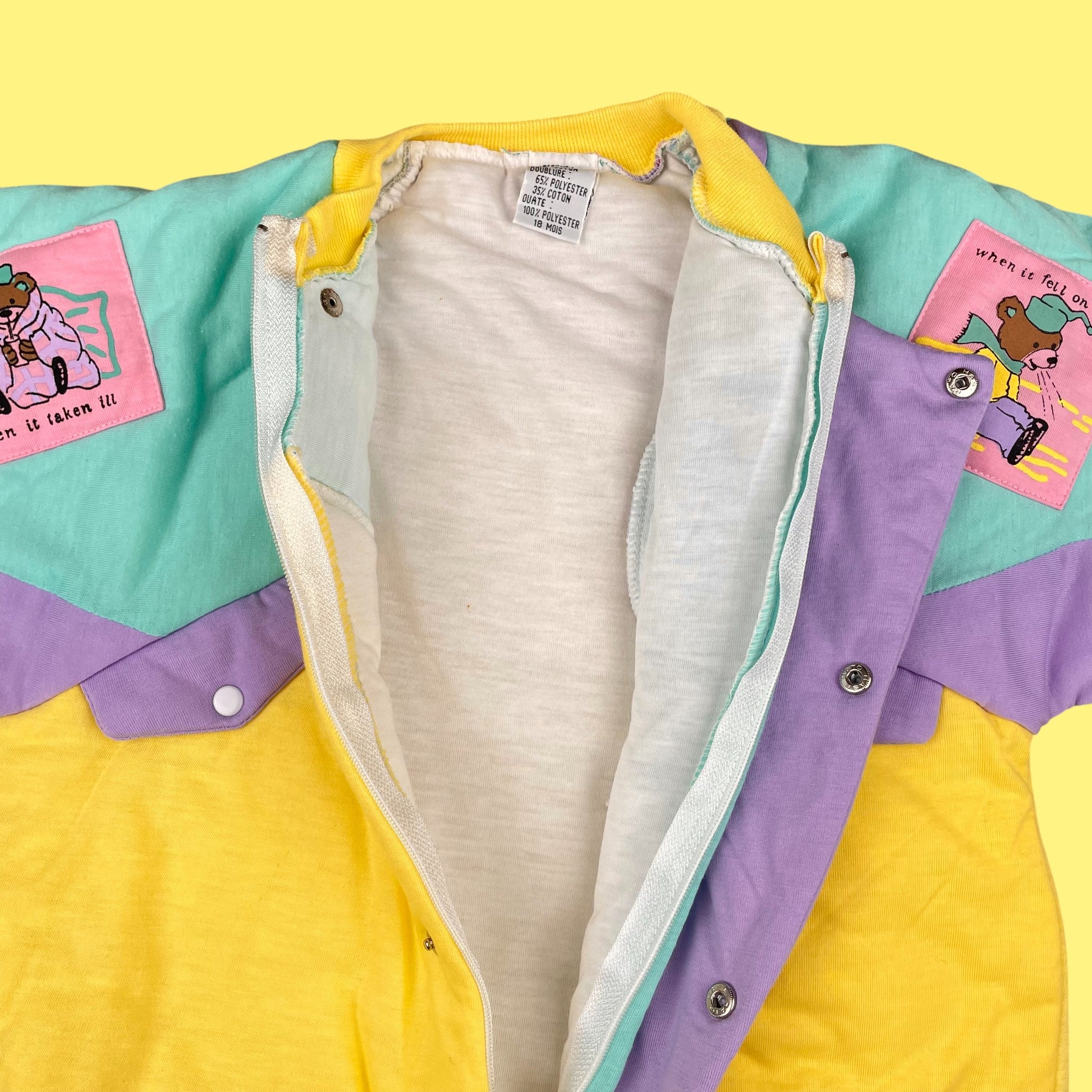 Combinaison pastel neuve 12-18 mois