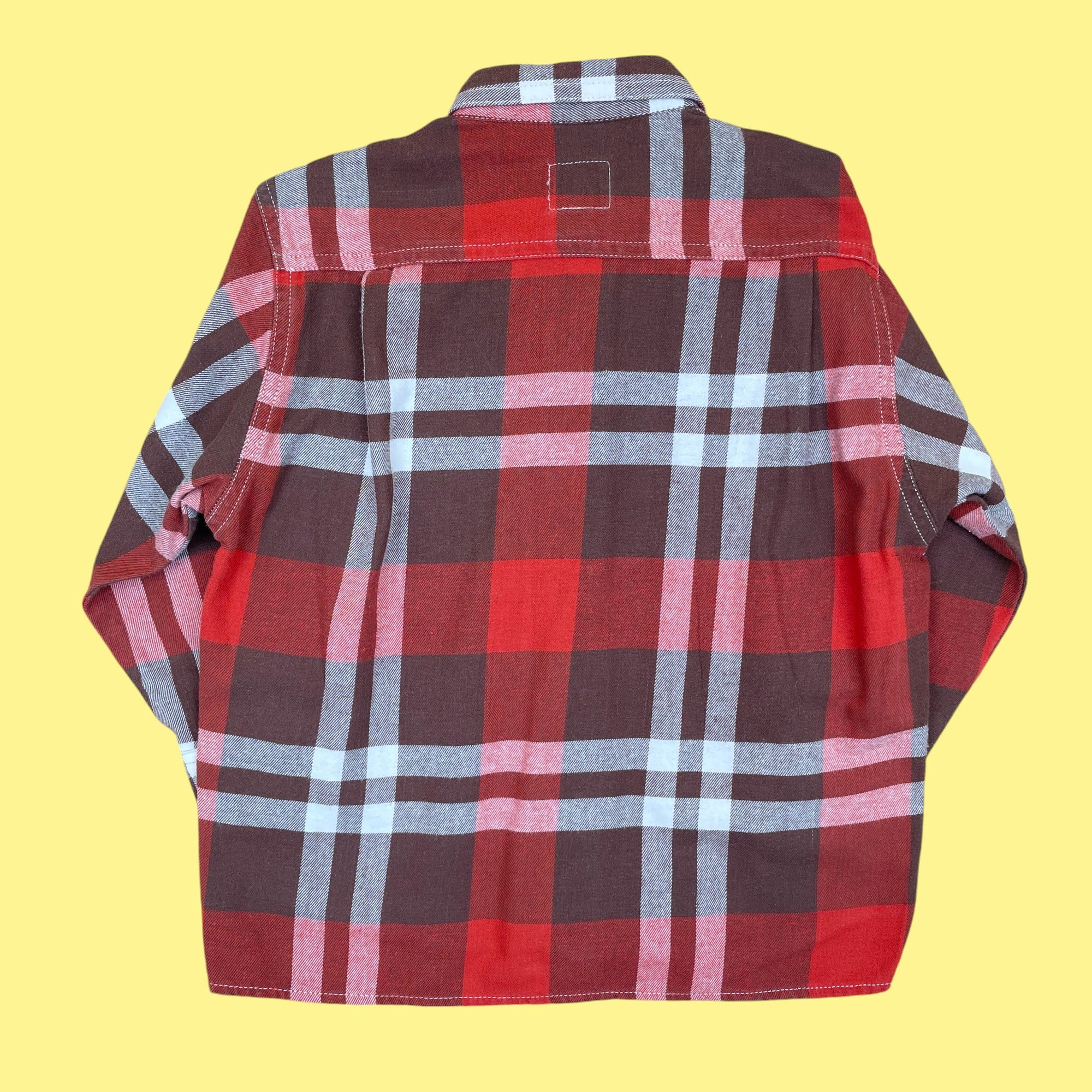 Chemise carreaux rouge 4 ans