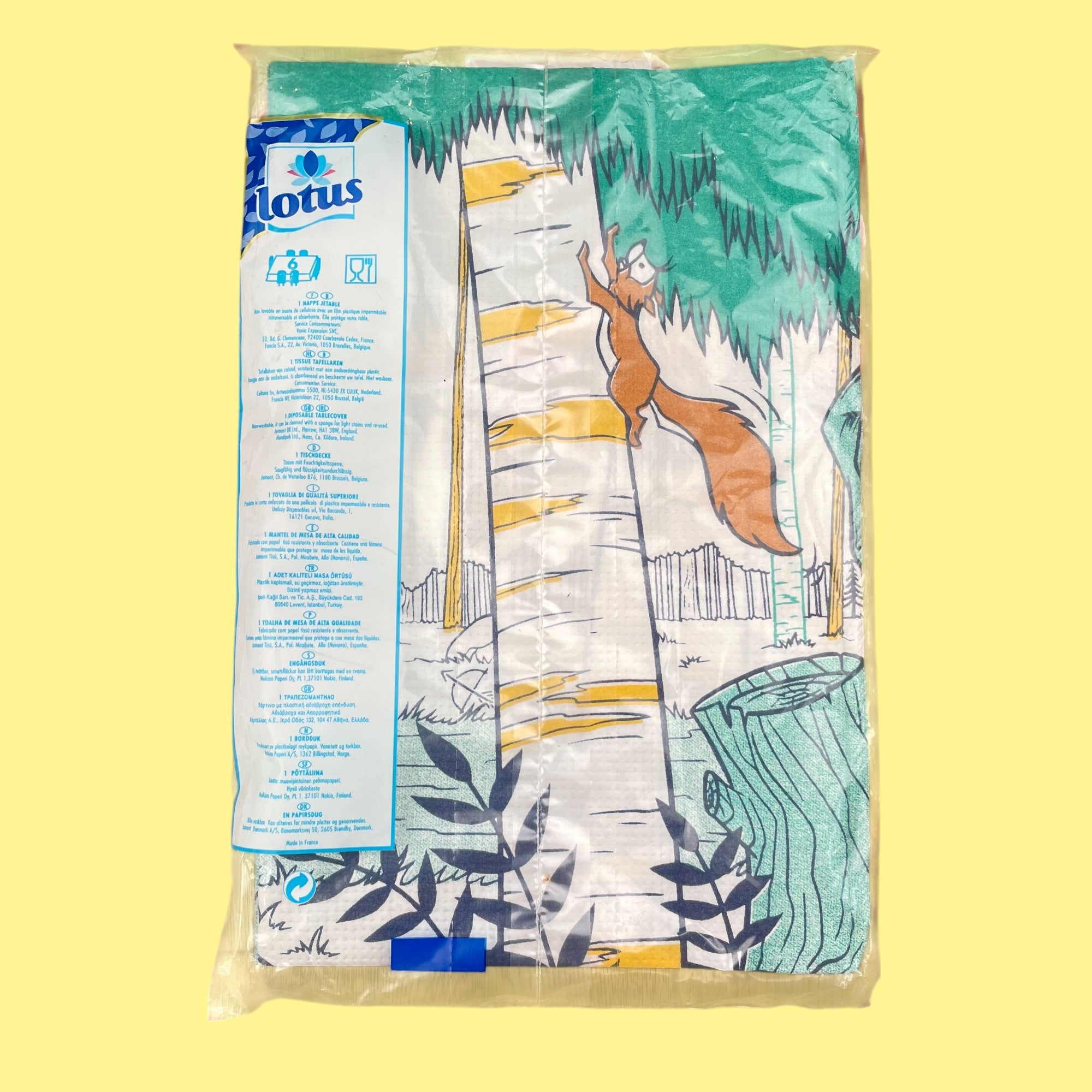 Nappe d'anniversaire Pocahontas vintage