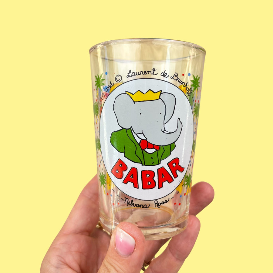 Verre Babar vintage