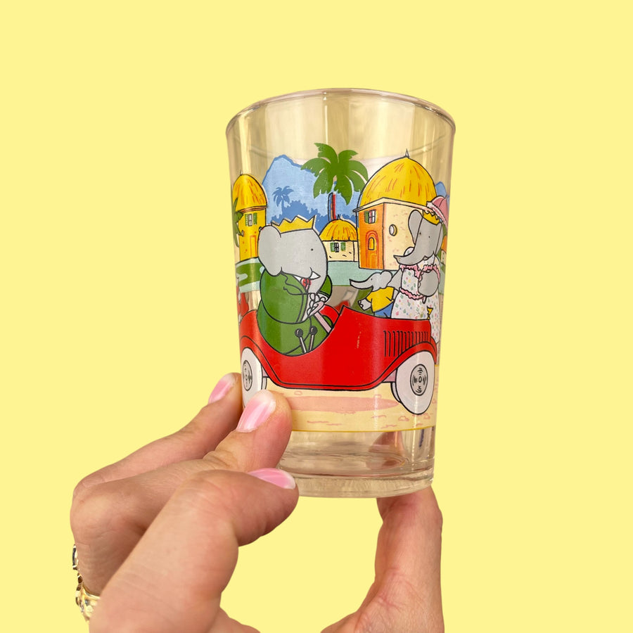 Verre Babar vintage