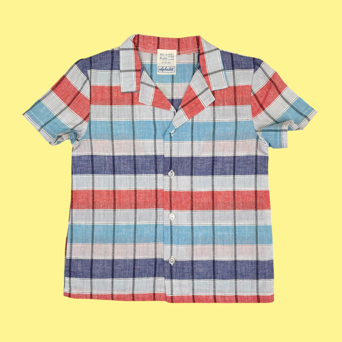 Chemisette 70's 3-4 ans