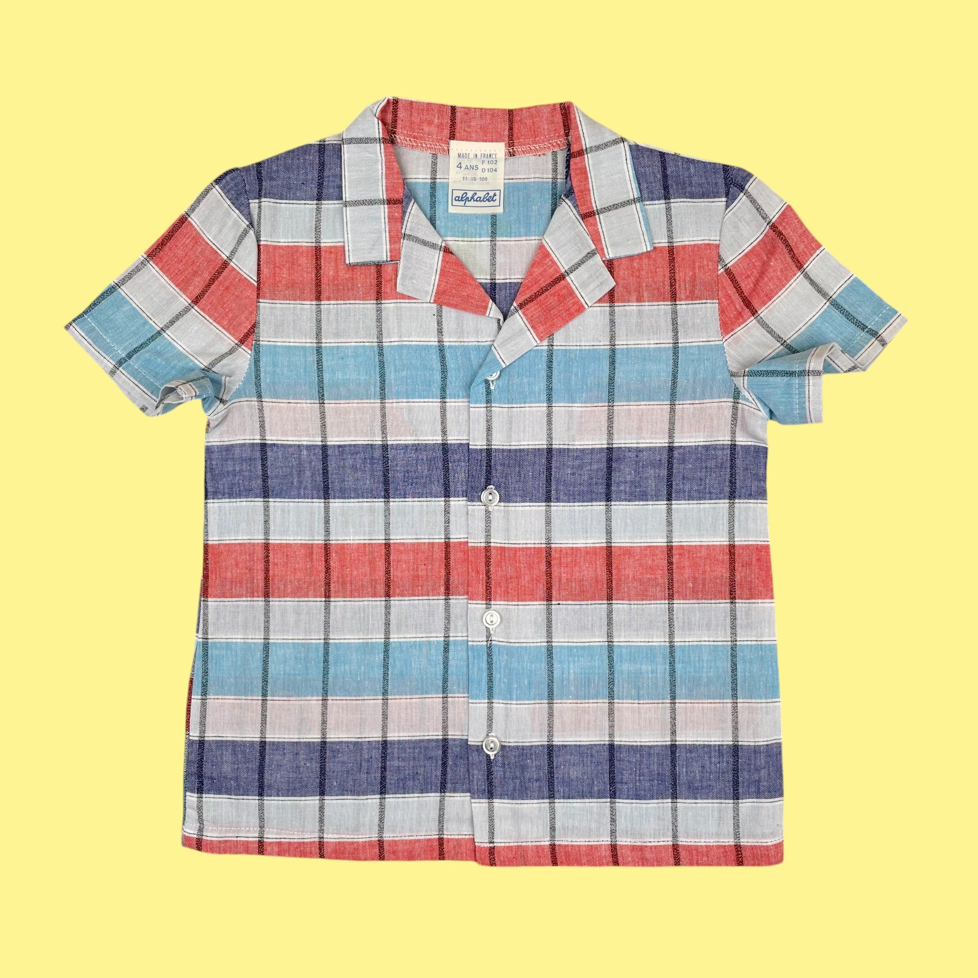 Chemisette 70's 3-4 ans