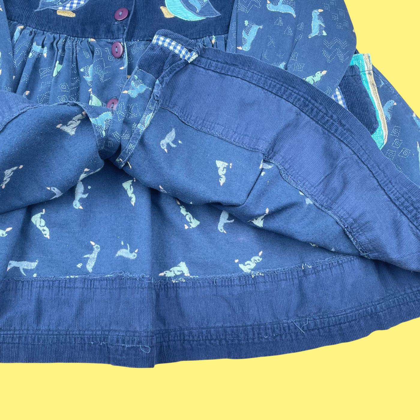 Robe vintage velours 2 ans