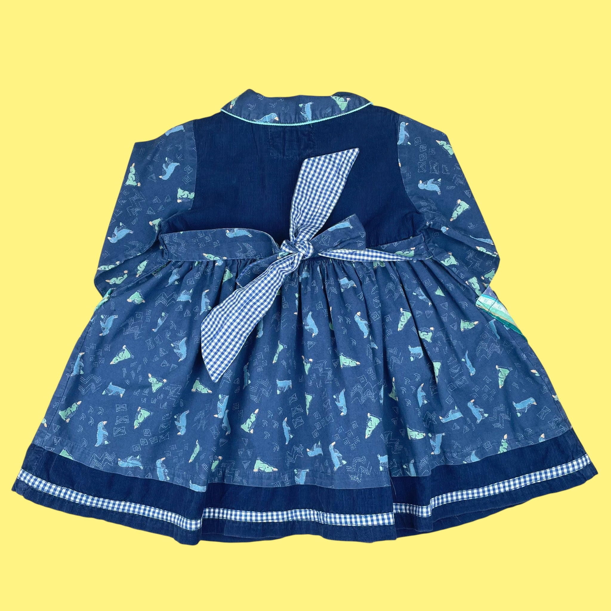 Robe vintage velours 2 ans