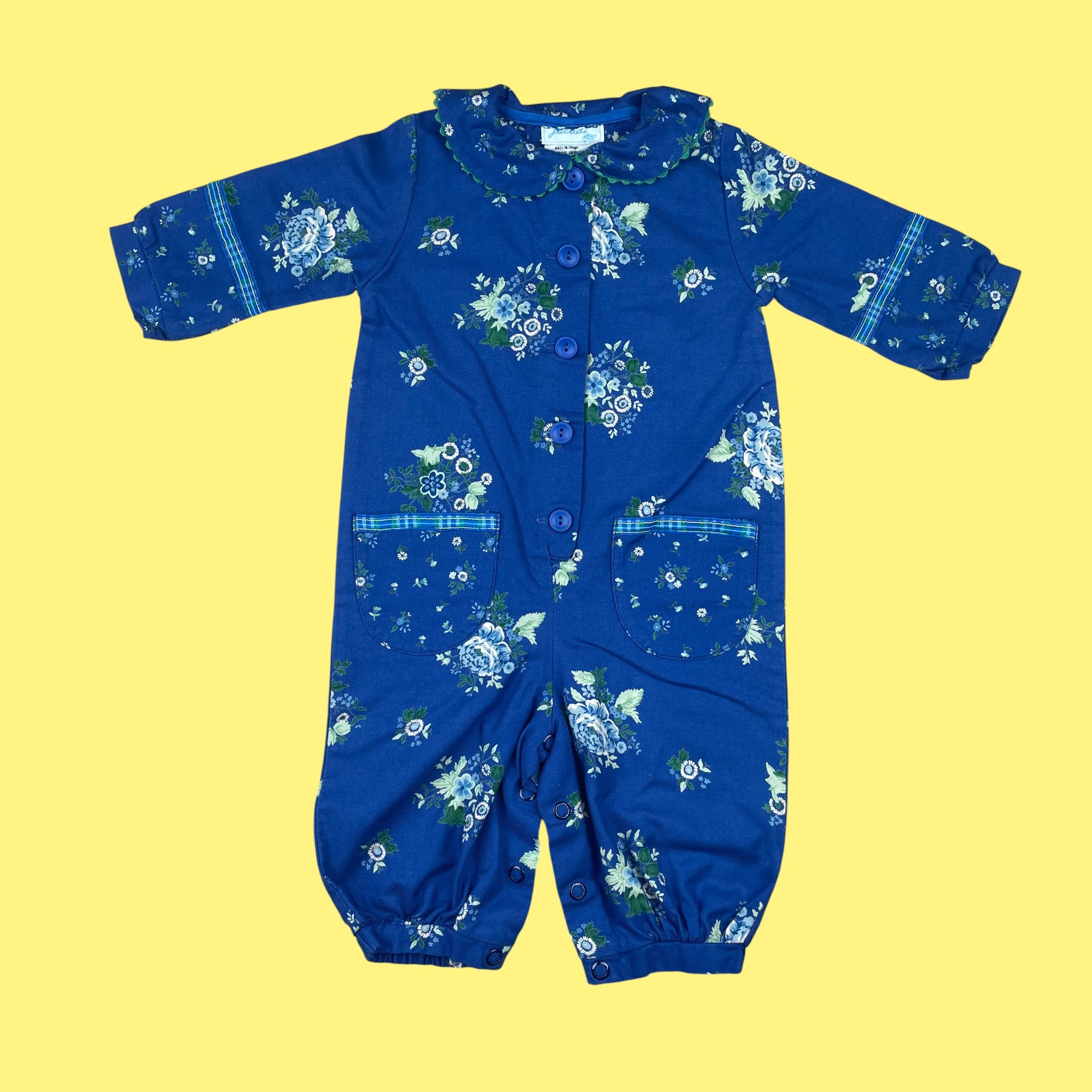 Combinaison Jacadi fleurie vintage 3-6 mois