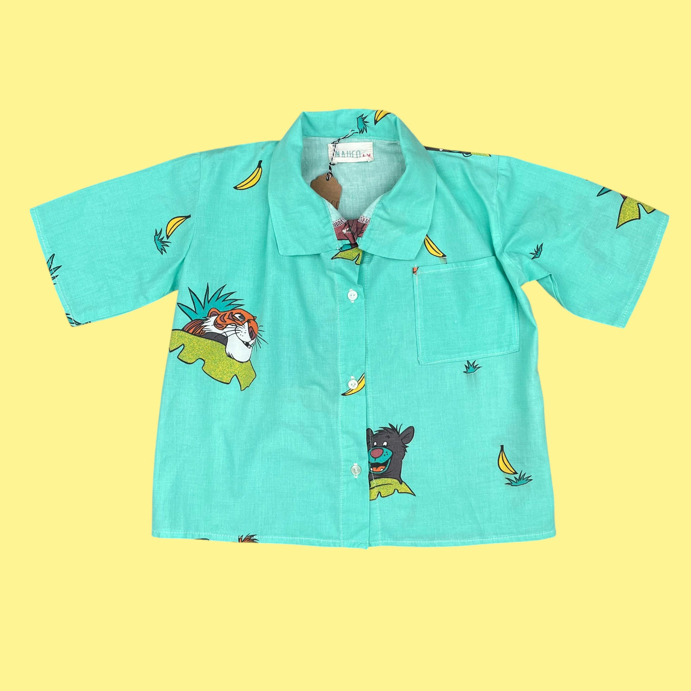 Chemise Nauco upcyclée Livre de la jungle 2-4 ans