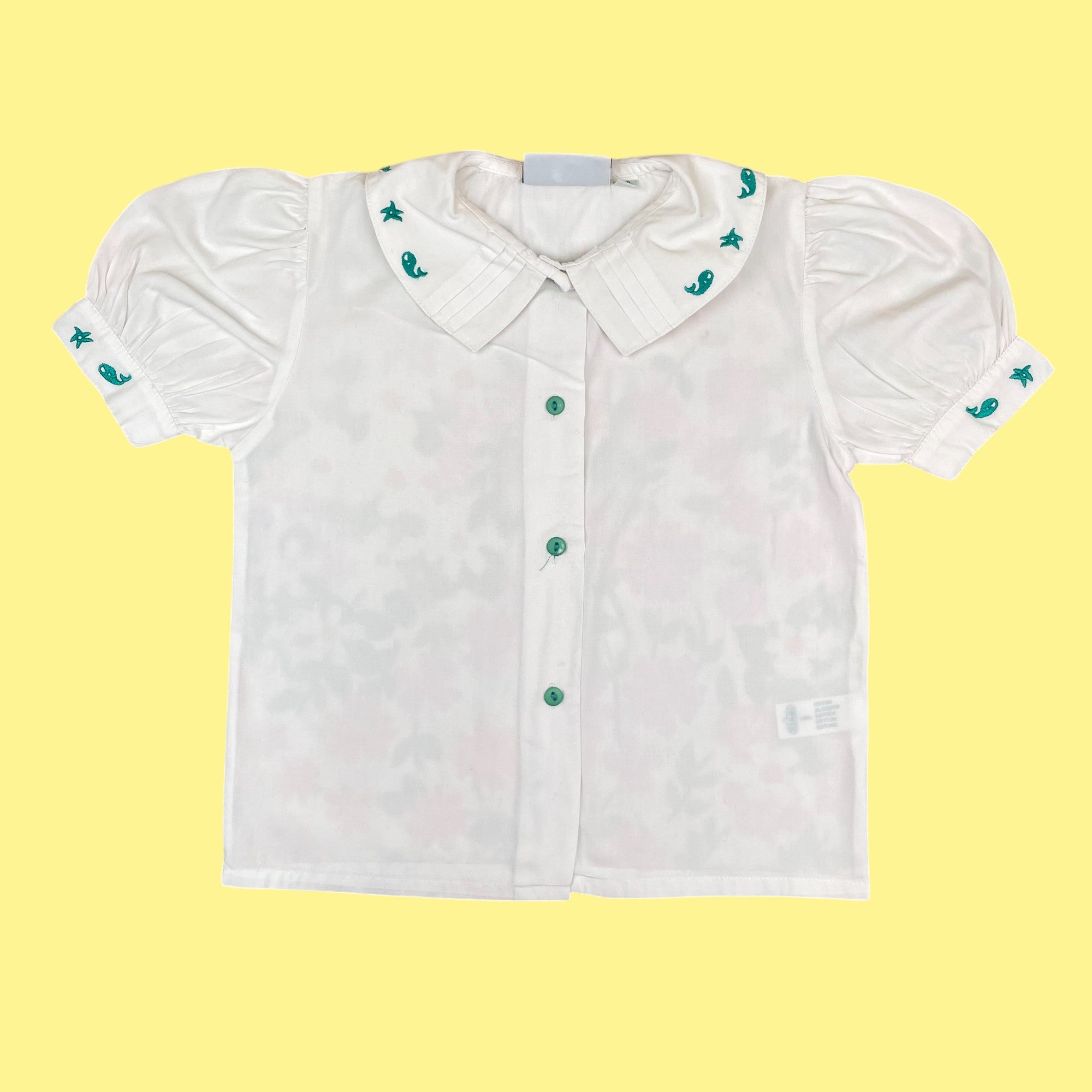Chemisier vintage brodé 3 ans