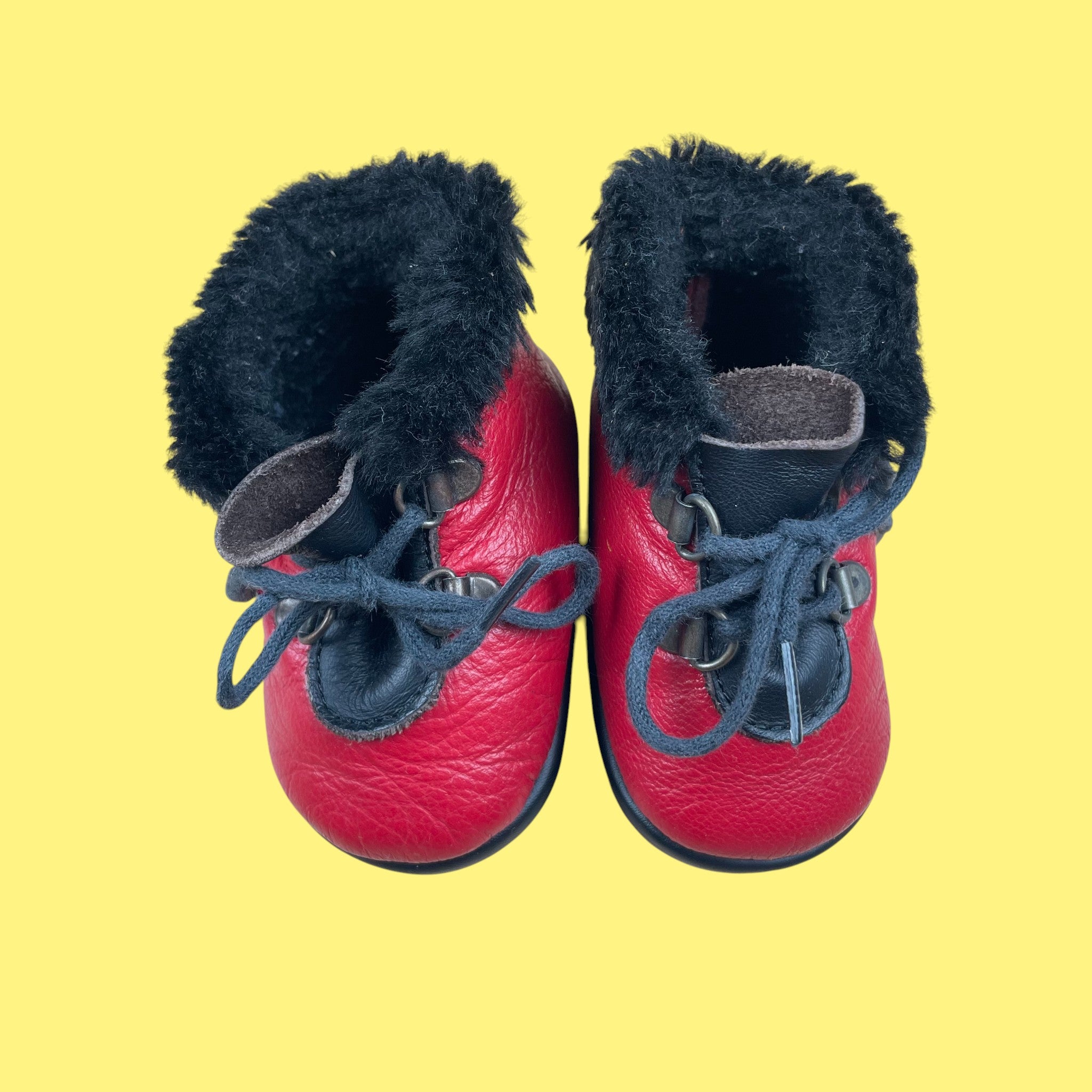 Chaussures bébé vintage cuir 20 6-12 mois