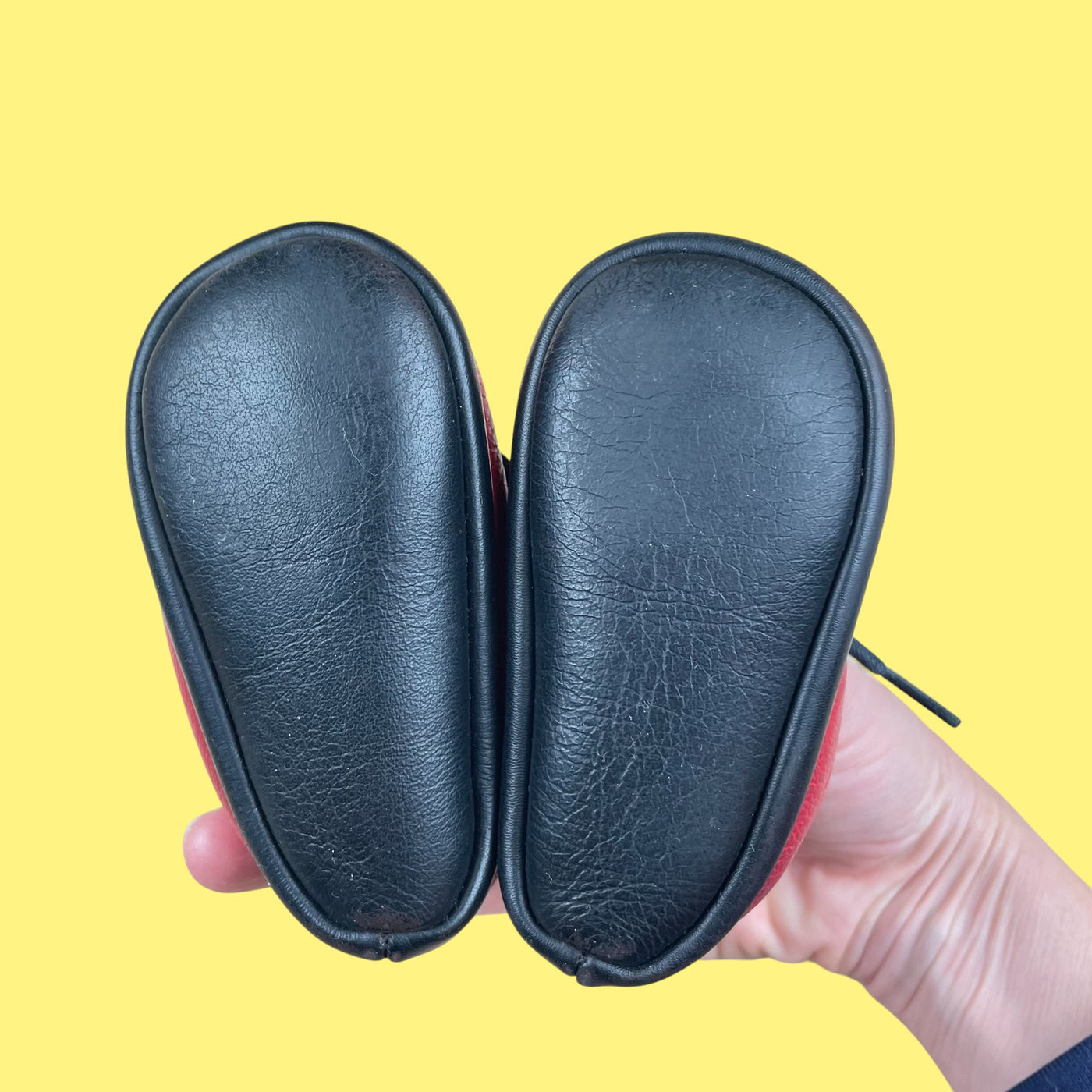 Chaussures bébé vintage cuir 20 6-12 mois