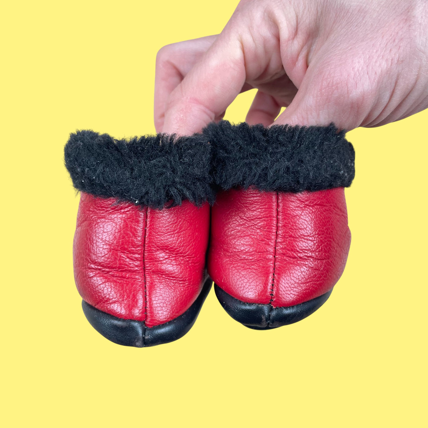 Chaussures bébé vintage cuir 20 6-12 mois