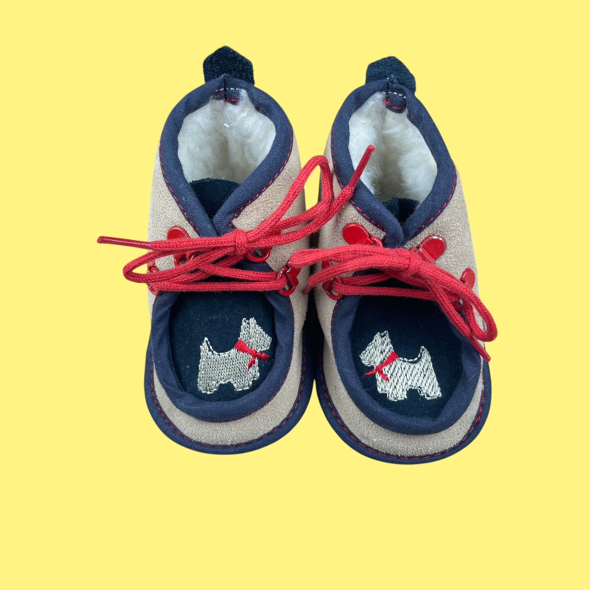 Chaussures bébé vintage cuir 19 6-12 mois