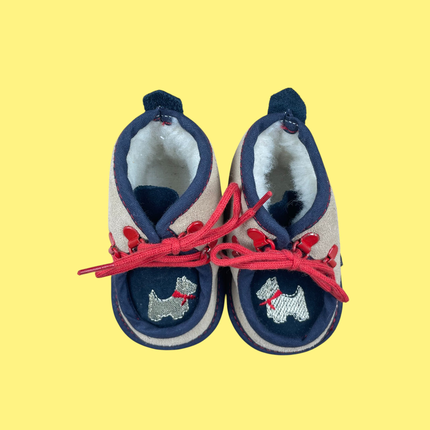 Chaussures bébé vintage cuir 19 6-12 mois