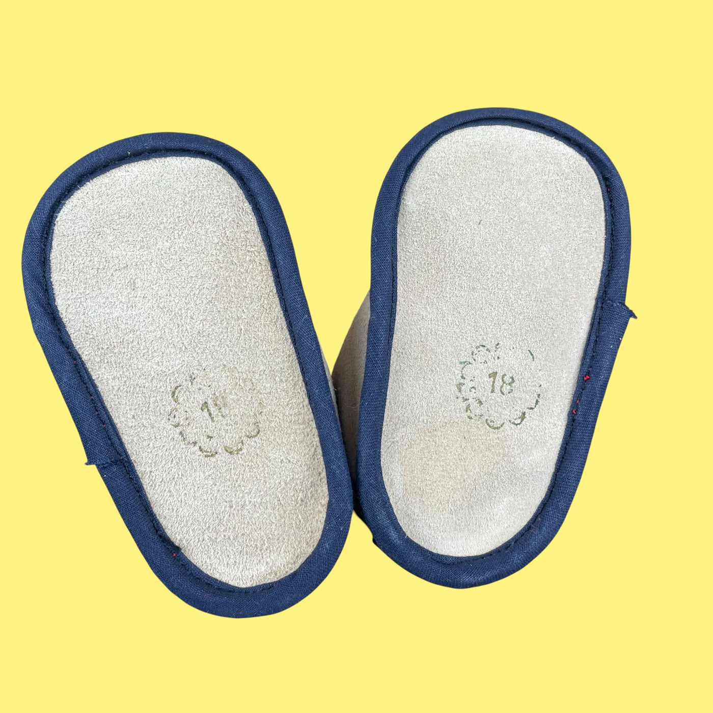 Chaussures bébé vintage cuir 19 6-12 mois