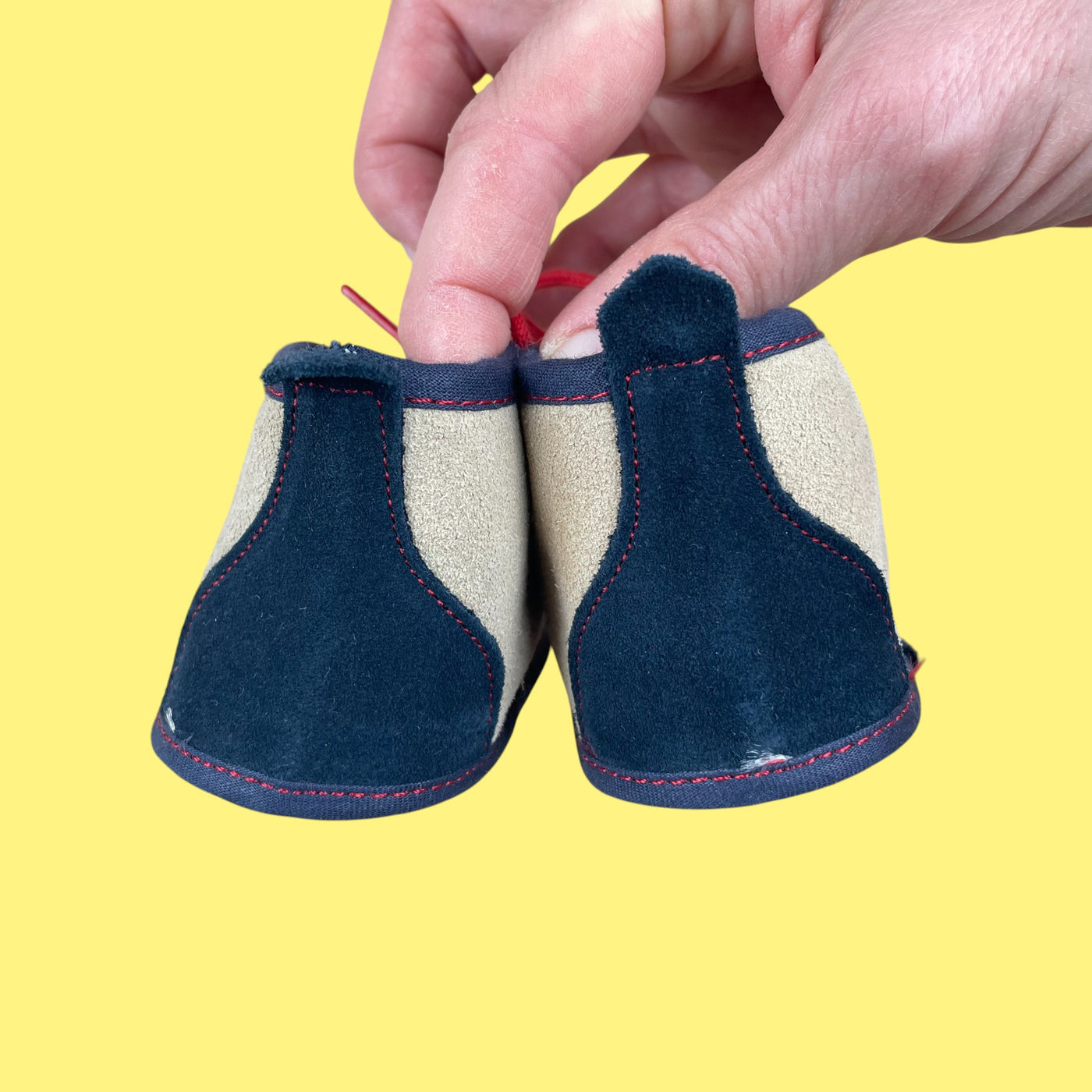 Chaussures bébé vintage cuir 19 6-12 mois