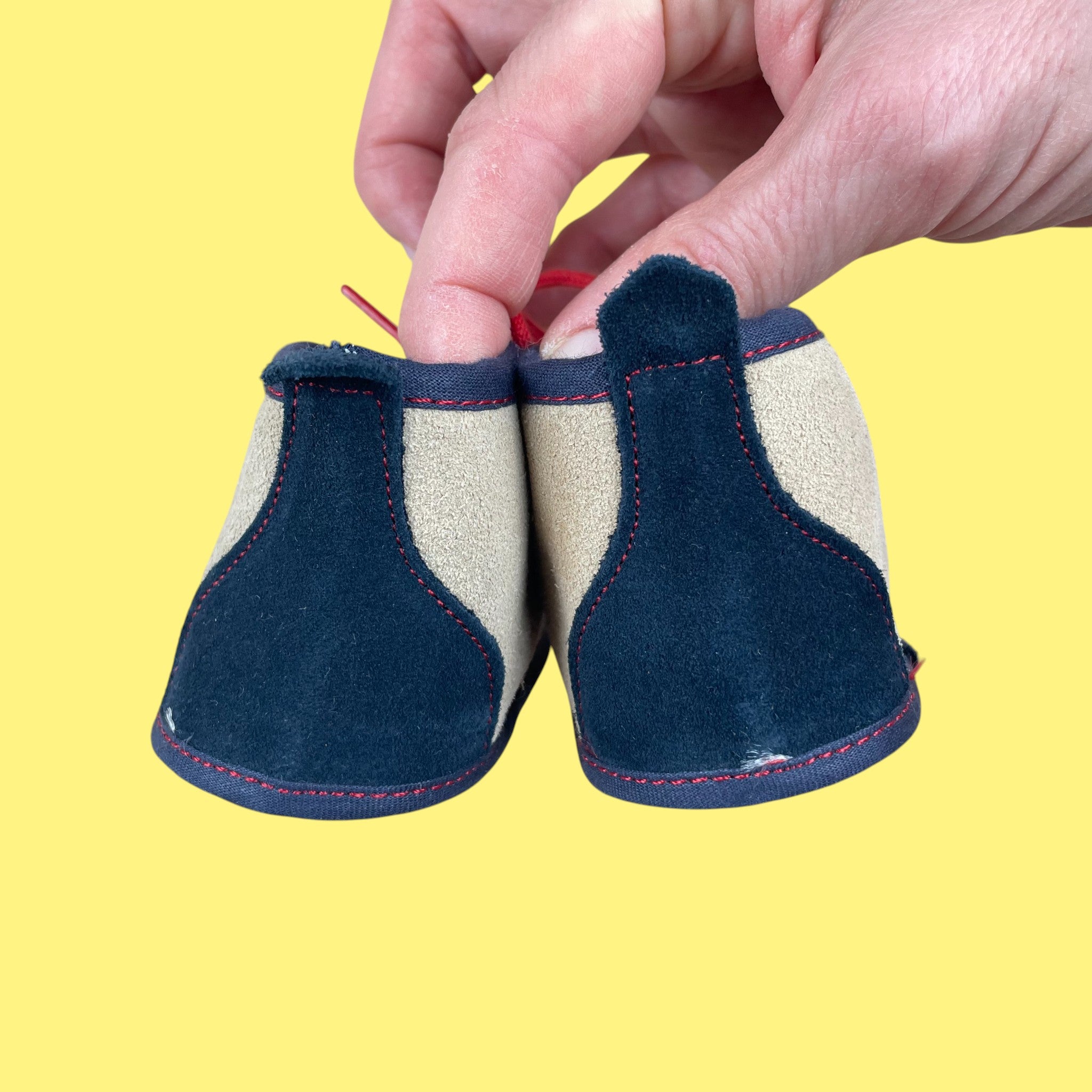 Chaussures bébé vintage cuir 19 6-12 mois