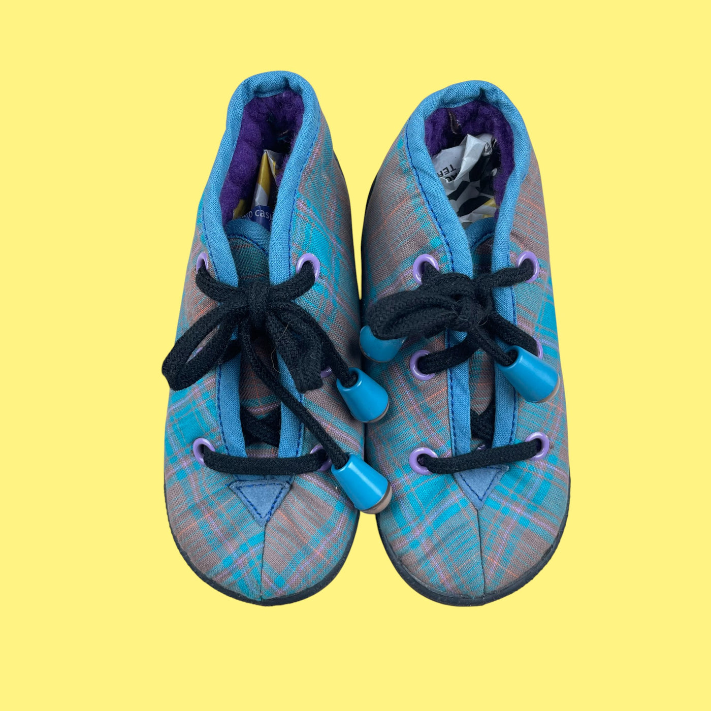 Chaussures tartan vintage 21 12-18 mois