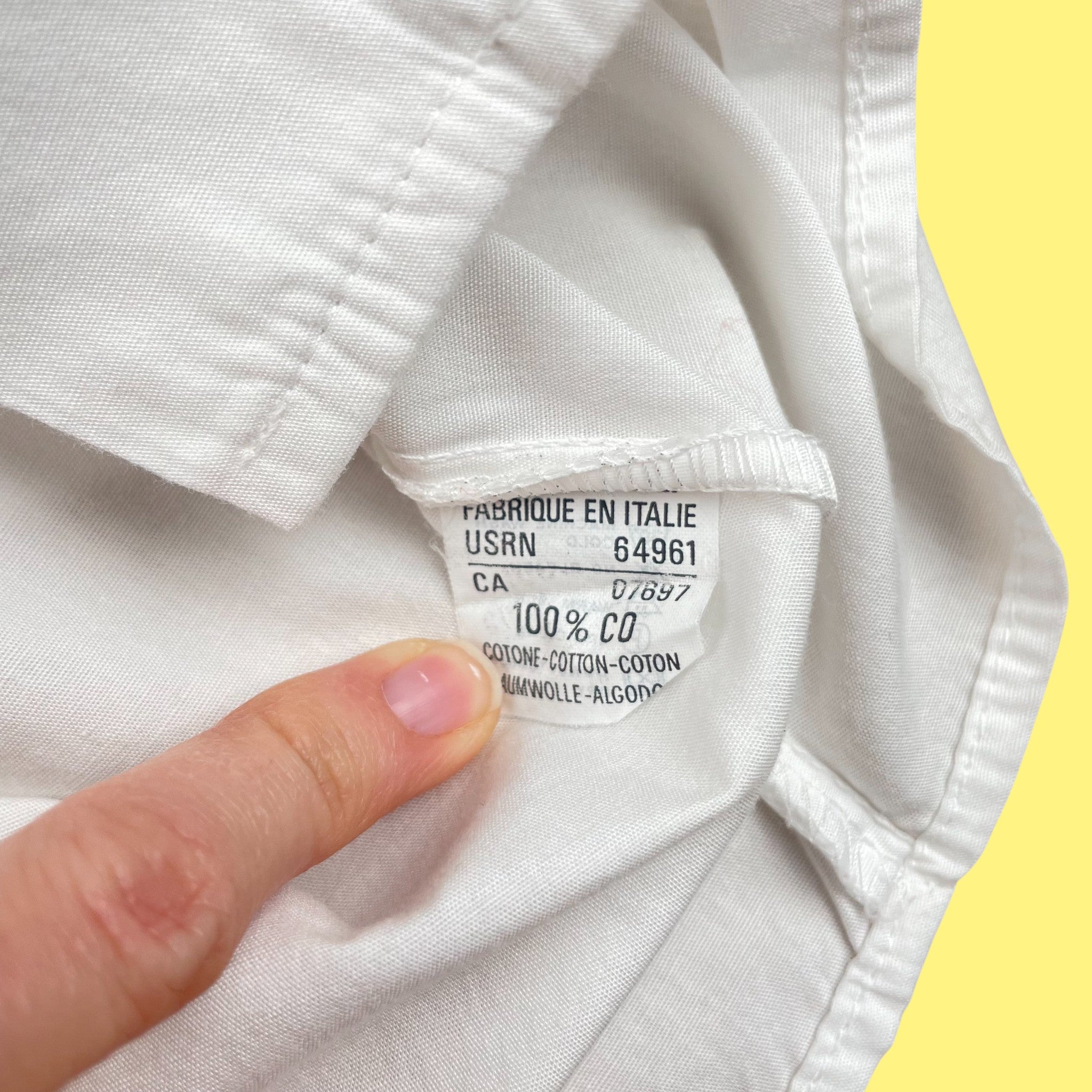 Chemisier vintage Benetton brodé 3-4 ans