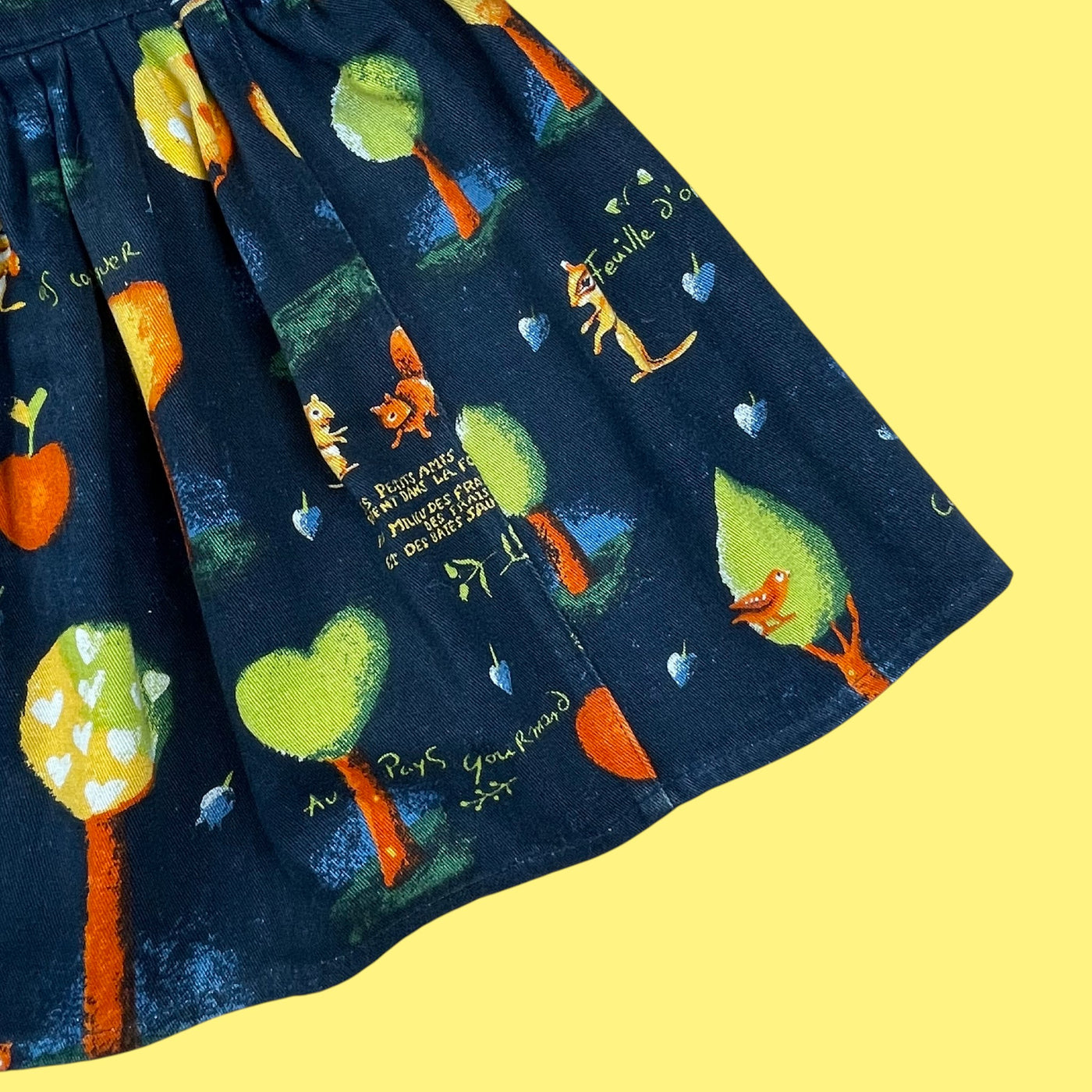 Jupe à bretelles Catimini vintage 3 ans