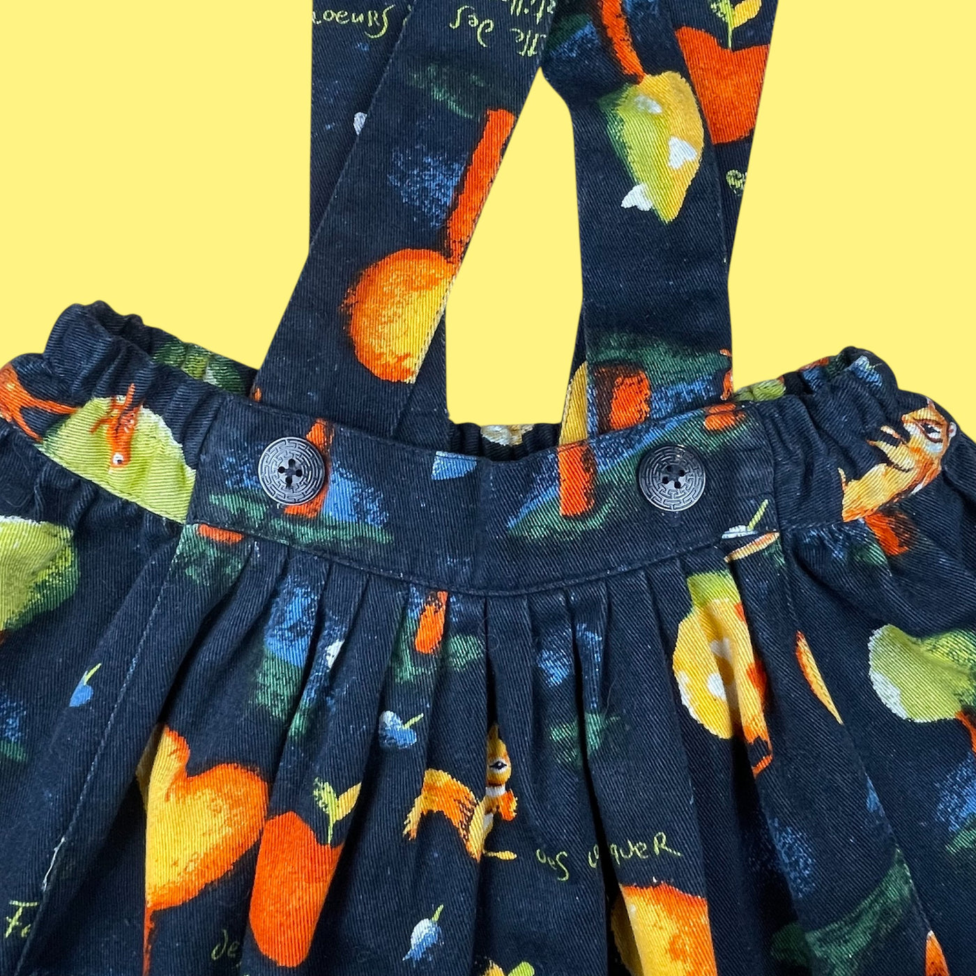 Jupe à bretelles Catimini vintage 3 ans