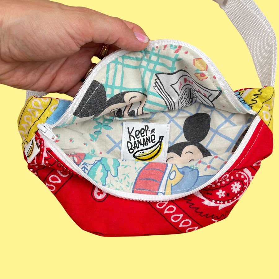 Banane Keep the banane upcyclée Mickey