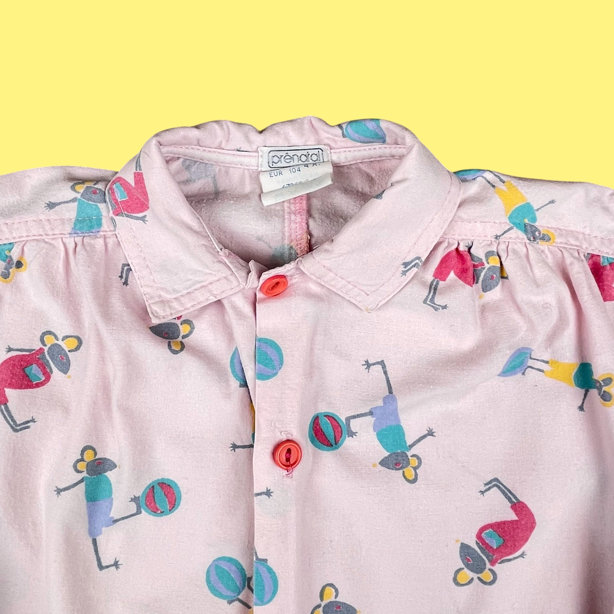 Chemisier souris vintage 5 ans