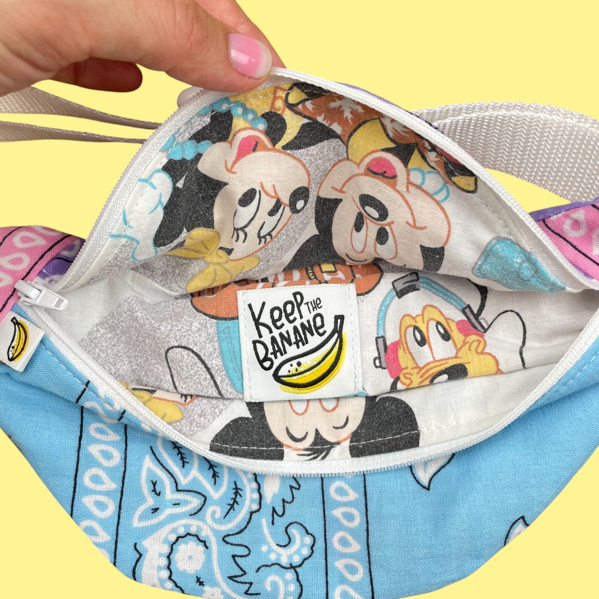 Banane Keep the banane upcyclée Mickey