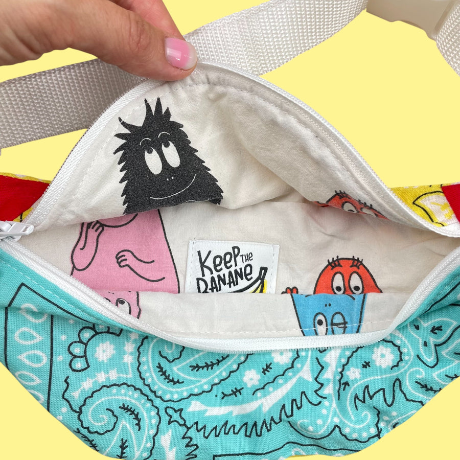 Banane Keep the banane upcyclée Barbapapa