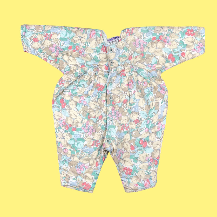 Combinaison fleurie vintage 3 mois