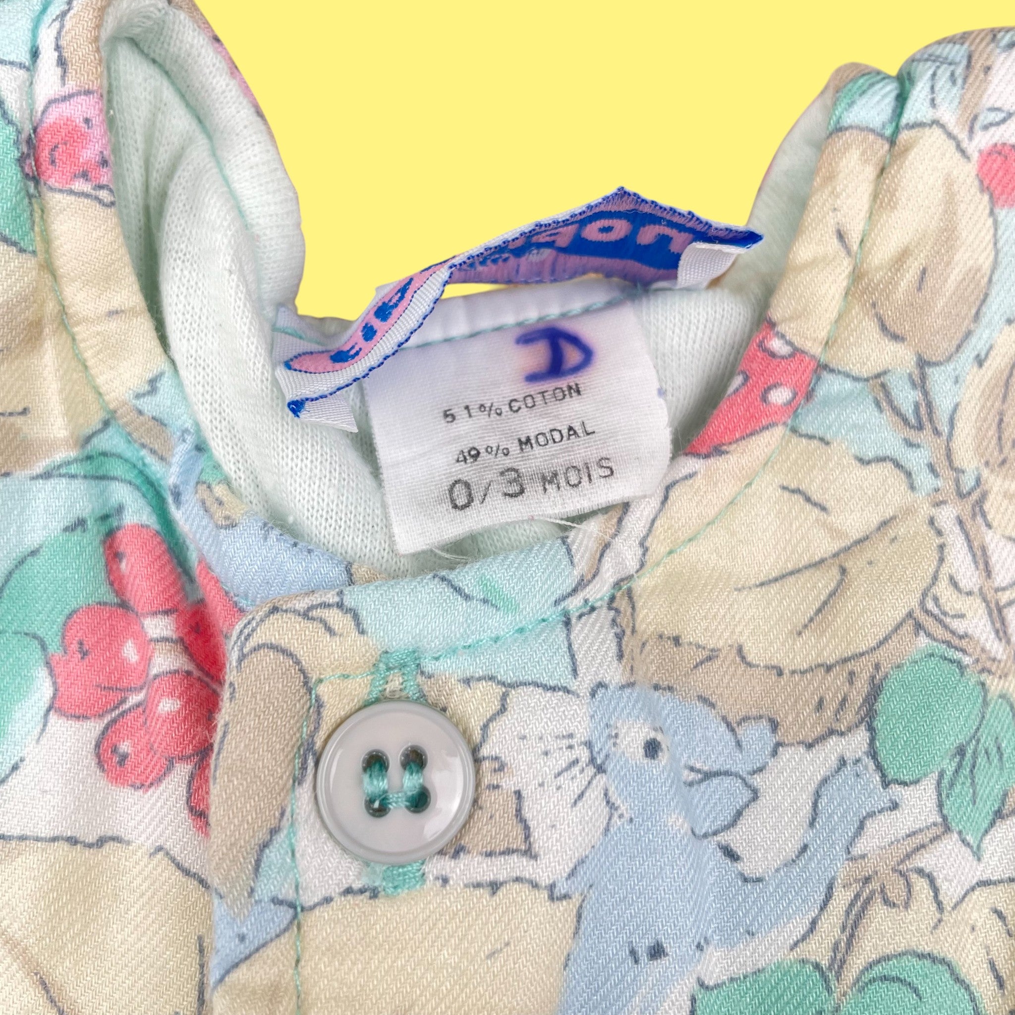 Combinaison fleurie vintage 3 mois